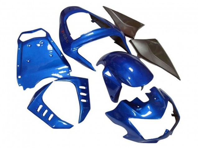Carene Moto Kawasaki Z1000 2003-2006 - Blu Nero Opaco