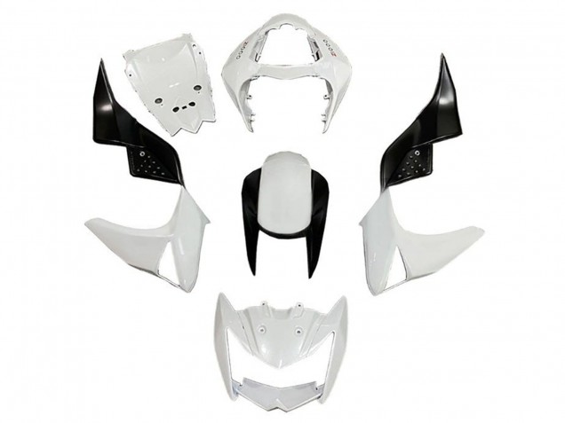 Carene Moto Kawasaki Z1000 2007-2009 - Bianco Nero
