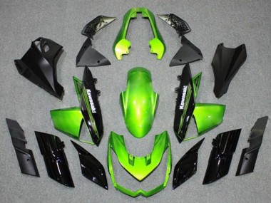 Carene Moto Kawasaki Z1000 2010-2013 - Verde Nero