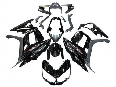 Carene Moto Kawasaki Z1000SX 2010-2016 - Nero Lucido