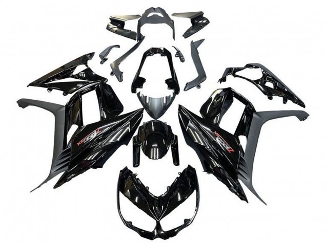 Carene Moto Kawasaki Z1000SX 2010-2016 - Nero Lucido