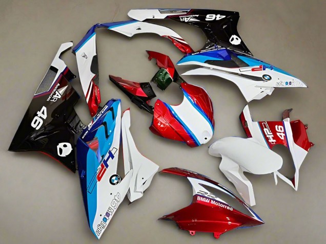 Carene Moto BMW S1000RR 2019-2022 - Bianco Rosso Blu HP