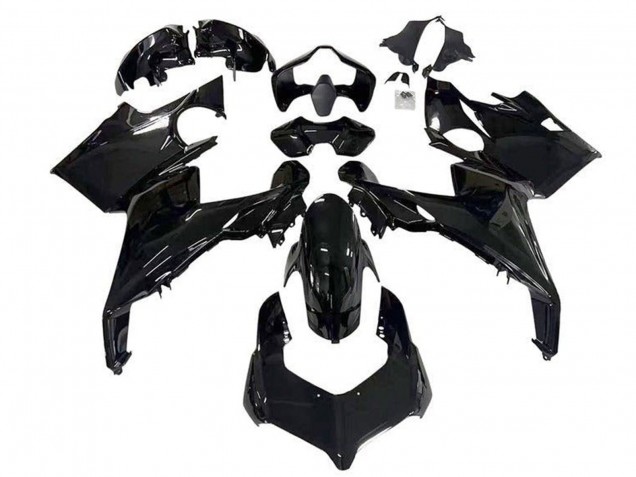 Carene Moto Ducati Panigale V4 V4S 2018-2019 - Nero Lucido