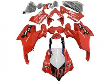Carene Moto Ducati Panigale V4 V4S 2020-2021 - Rosso Nero Lucido Lenovo 117