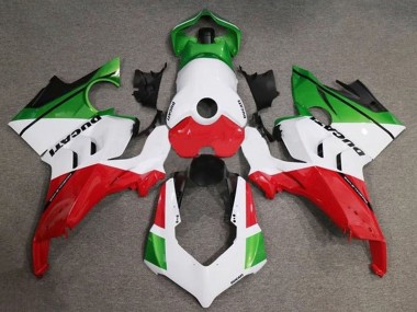 Carene Moto Ducati Panigale V4 V4S 2020-2021 - Bianco Rosso Verde Nero