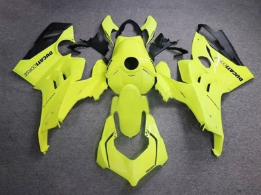 Carene Moto Ducati Panigale V4 V4S 2020-2021 - Neon Giallo Nero Lucido Corse