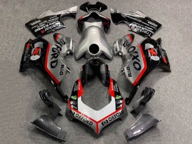 Carene Moto Ducati Panigale V4 V4S 2020-2021 - Argento Bianco Rosso Nero Fibra di Carbonio Stile