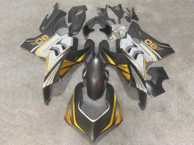 Carene Moto Ducati Panigale V4 V4S 2020-2021 - Bianco Oro Nero Opaco