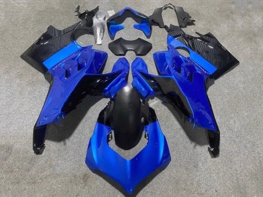 Carene Moto Ducati Panigale V4 V4S 2020-2021 - Blu Nero Lucido