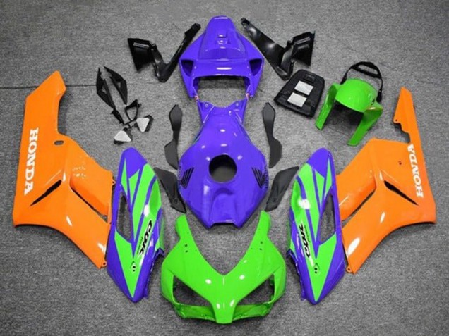Carene Moto Honda CBR1000RR 2004-2005 - Viola Verde Arancia