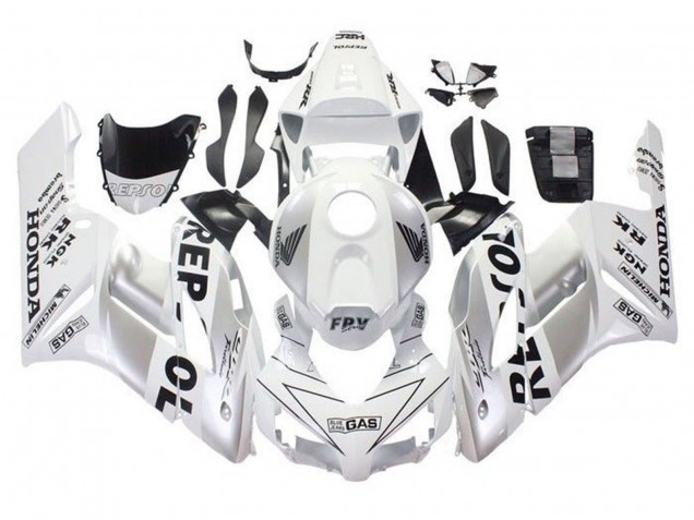 Carene Moto Honda CBR1000RR 2004-2005 - Bianco Argento Nero Repsol