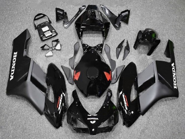Carene Moto Honda CBR1000RR 2004-2005 - Nero Lucido Nero Opaco Rosso