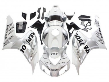 Carene Moto Honda CBR1000RR 2006-2007 - Bianco Argento Nero Repsol