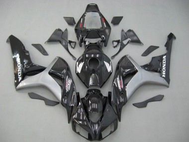 Carena Moto Honda CBR1000RR 2006-2007 - Argento Nero Lucido