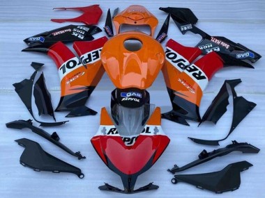 Carena Moto Honda CBR1000RR 2012-2016 - Arancia Bianco Rosso Nero Lucido Repsol