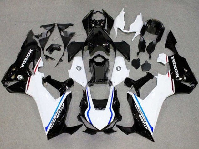 Carene Moto Honda CBR1000RR 2017-2023 - Bianco Blu Nero Lucido Banda