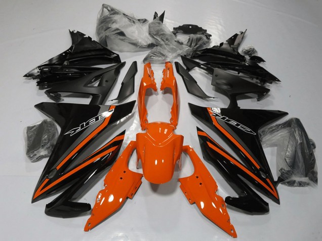 Carena Moto Honda CBR500R 2016-2018 - Arancia Grigio Nero Lucido