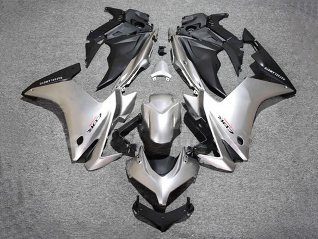 Carene Moto Honda CBR500R 2013-2015 - Argento Nero Opaco