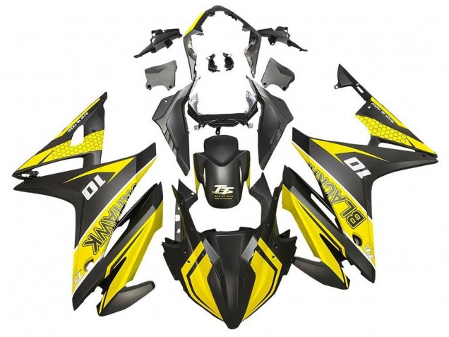 Carena Moto Honda CBR500R 2016-2018 - Giallo Nero Opaco