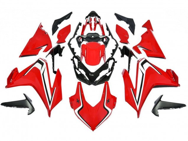 Kit Carena Moto Honda CBR500R 2019-2021 - Rosso Bianco Nero