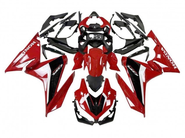Carena Moto Honda CBR500R 2019-2021 - Rosso Bianco Nero
