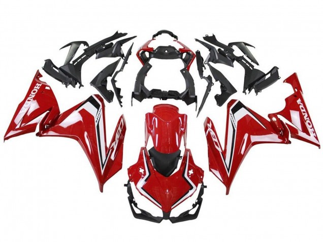 Carene Moto Honda CBR500R 2019-2021 - Rosso Bianco Nero