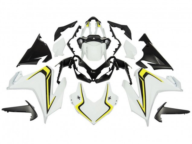 Carene Moto Honda CBR500R 2019-2021 - Bianco Giallo Nero