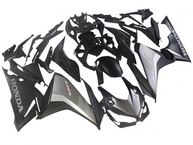 Carene Moto Honda CBR500R 2019-2021 - Argento Nero Opaco