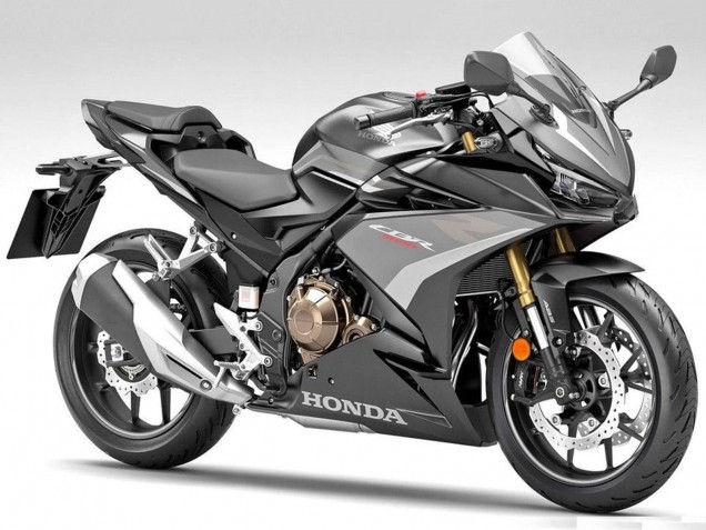 Carene Moto Honda CBR500R 2019-2021 - Argento Nero Opaco