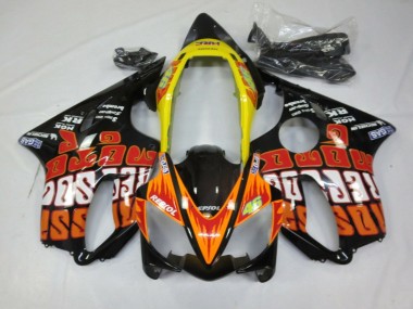 Carene Moto Honda CBR600 F4i 2004-2007 - Giallo Arancia Nero Lucido Rossi