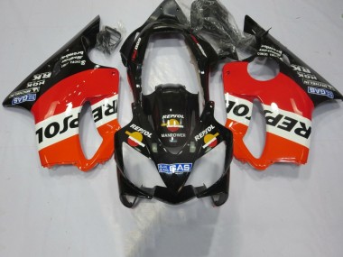 Carene Moto Honda CBR600 F4i 2004-2007 - Arancia Bianco Rosso Nero Lucido Repsol