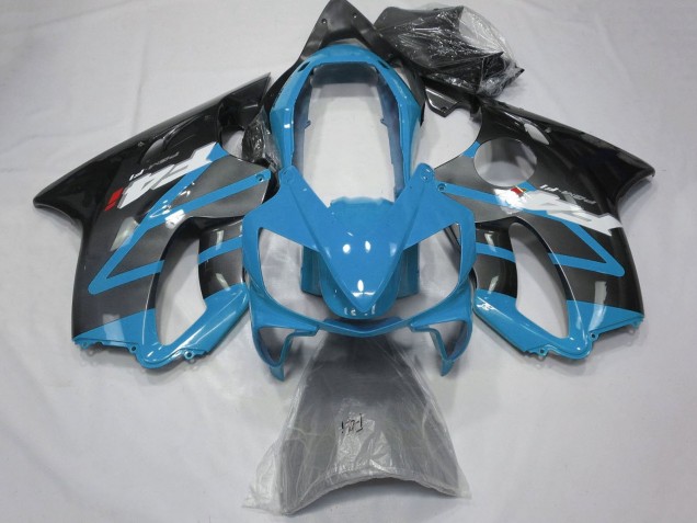 Carene Moto Honda CBR600 F4i 2004-2007 - Azzurro Chiaro Grigio Nero Lucido