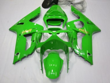 Carene Moto Kawasaki ZX6R 2003-2004 - Verde Oro Decal