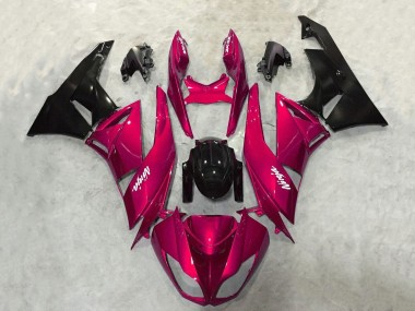 Carene Moto Kawasaki ZX6R 2009-2012 - Caramella Rosso Nero Lucido