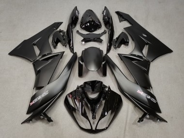 Carene Moto Kawasaki ZX6R 2009-2012 - Nero Opaco Nero Lucido Bianco Rosso