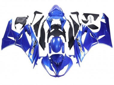 Carene Moto Kawasaki ZX6R 2009-2012 - Blu Nero Oro