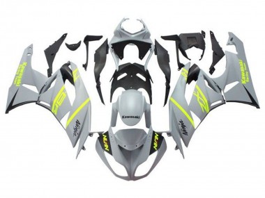Carene Moto Kawasaki ZX6R 2009-2012 - Grigio Giallo Nero
