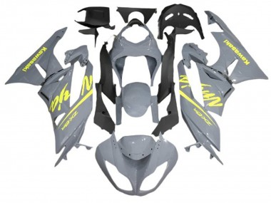 Carene Moto Kawasaki ZX6R 2009-2012 - Nardo Grigio Giallo