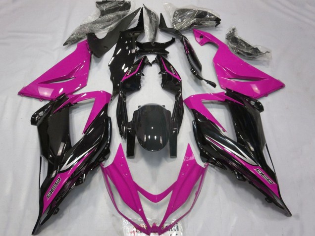 Carene Moto Kawasaki ZX6R 2013-2018 - Rosa Nero Lucido