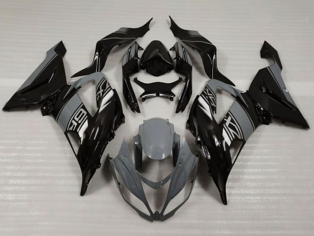 Carene Moto Kawasaki ZX6R 2013-2018 - Nardo Grigio Nero Lucido