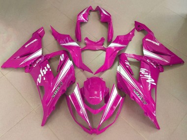 Carene Moto Kawasaki ZX6R 2013-2018 - Rosa Bianco