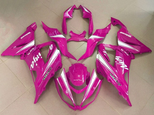 Carene Moto Kawasaki ZX6R 2013-2018 - Rosa Bianco