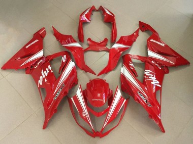 Carene Moto Kawasaki ZX6R 2013-2018 - Rosso Bianco