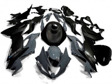 Carene Moto Kawasaki ZX6R 2019-2022 - Nero Opaco Nardo Grigio