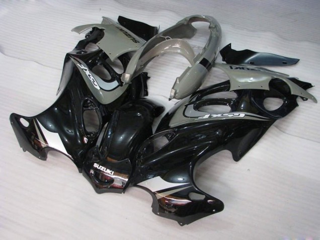 Carene Moto Suzuki GSX600F/GSX750F 2004-2006 - Nero Lucido Grigio