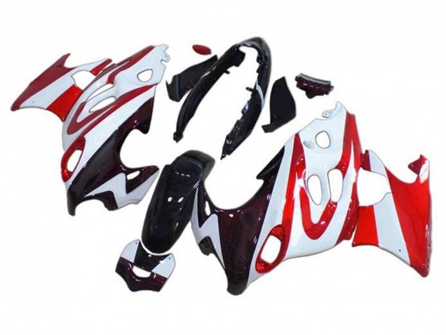 Carene Moto Suzuki GSX600F/GSX750F 2004-2006 - Nero Lucido Bianco Rosso