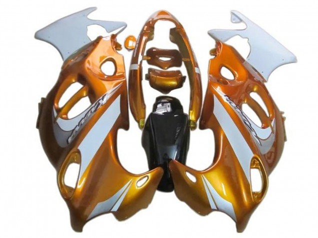 Carene Moto Suzuki GSX600F/GSX750F 2004-2006 - Arancia Bianco