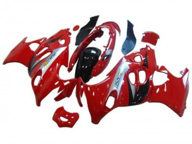 Carene Moto Suzuki GSX600F/GSX750F 2004-2006 - Rosso Argento Nero