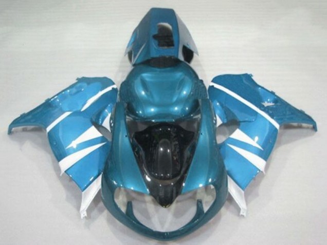 Carene Moto Suzuki TL1000R 1998-2003 - Azzurro Chiaro Bianco Nero