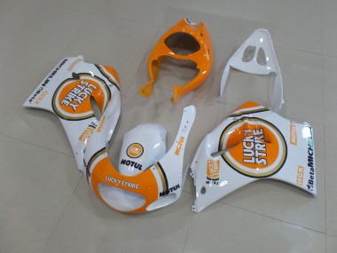 Carene Moto Suzuki RGV250 VJ22 1991-1996 - Bianco Arancia Lucky Strike Motul